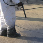 Lincoln protective roof coatings over foam